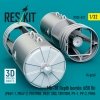 RESKIT RS32-0572 Mk-38 Depth bombs (650 lb) (4 pcs) (PB4Y-1, PB4Y-2, PBY/PBN, PB2Y, SBD, TBF/TBM, PV-1, PV-2, PBM) (3D Printed) (1/32)